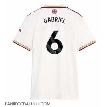 Arsenal Gabriel Magalhaes #6 Tricou Fotbal Replică 2025-26 Femei Treilea
